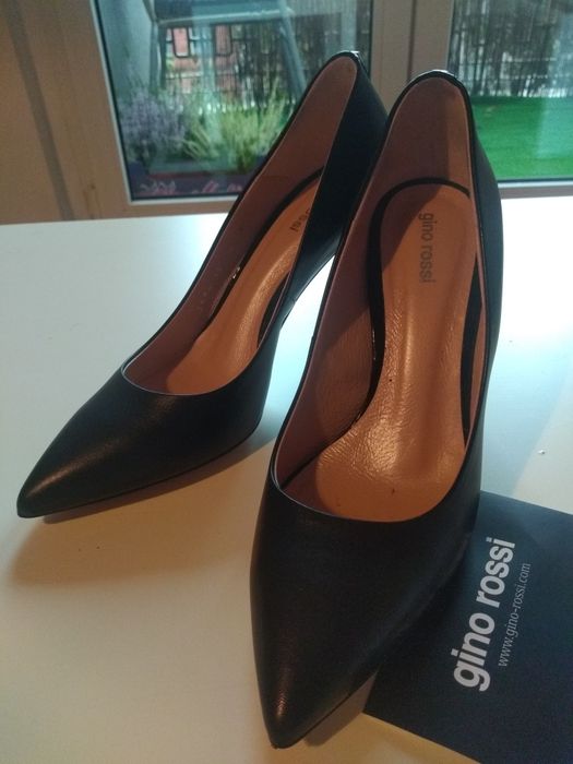 Szpilki skórzane Gino Rossi