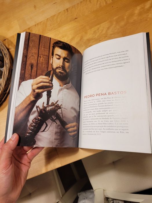 Livro Chefs sem reservas, Nelson Marques, novo