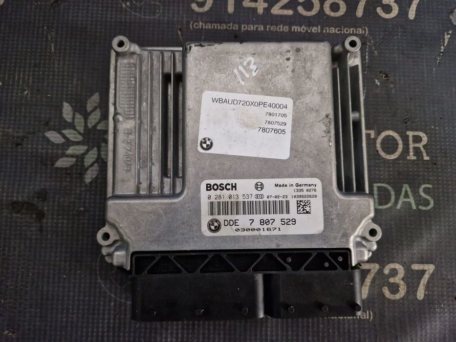 Centralina usada BOSCH 7 807 529 BMW 118D 318D N47D20A 143CV