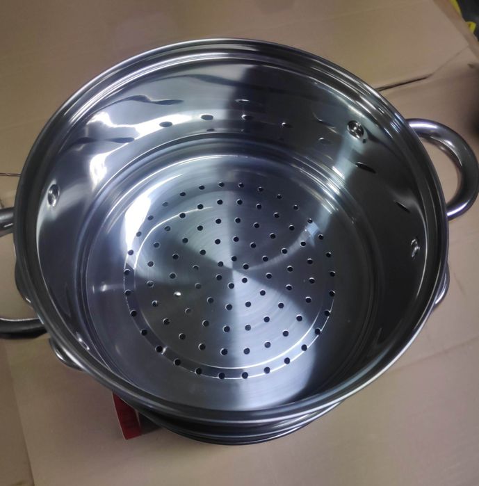 Garnek do gotowania na parze 4el Hoffner parowar 20 cm