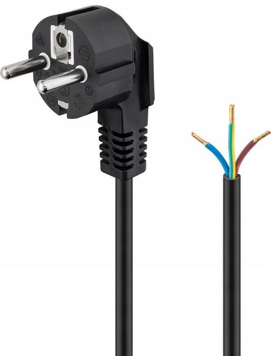 Kable zasilające 5 szt. 105 cm, 16A 250V, QL-01, QING LANG