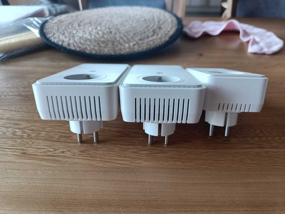 Zestaw 3x Powerline Comtrend PG-9072/9073 WiFi 5GHz 1Gb/s