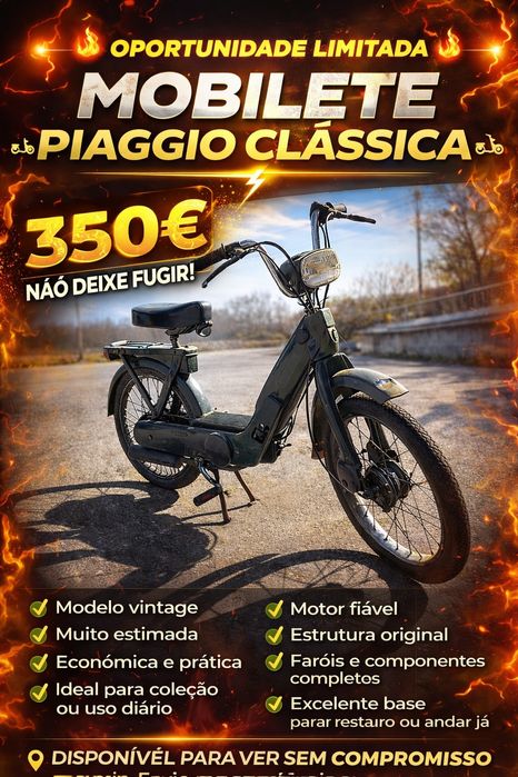 Mobilete Piaggio – Clássica