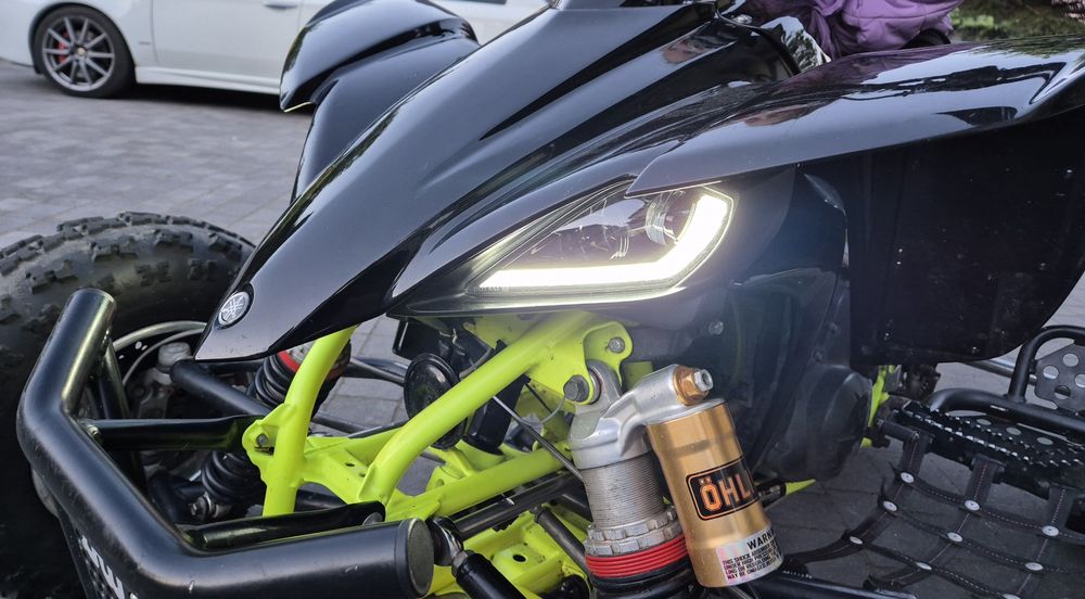 Przednia lampa reflektor LED kierunki DRL Yamaha Raptor 700 YFZ 450