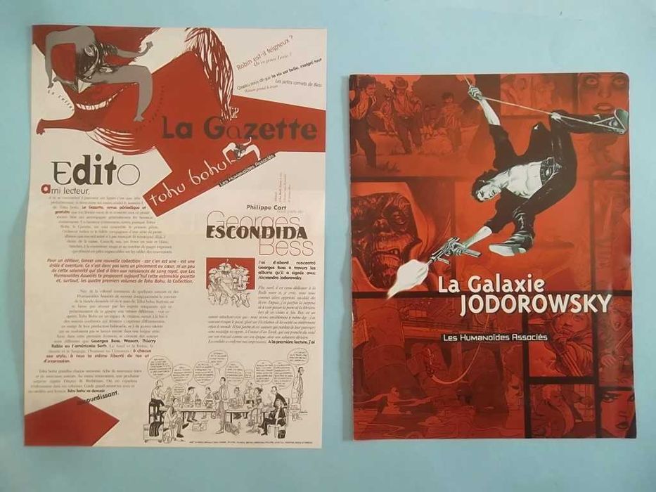 18 Catálogos e publicações diversas sobre BD língua francesa/espanhola