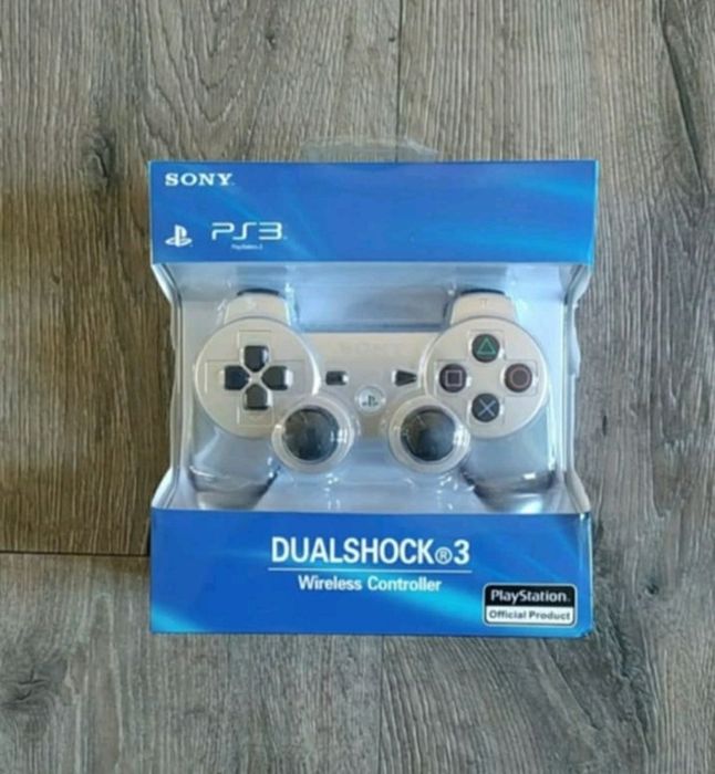 Pad Kontroler PS3 PlayStation 3 Dualshock 3 Srebrny Nowy Bezprzewodowy Wysyłka OLX Gwarancja