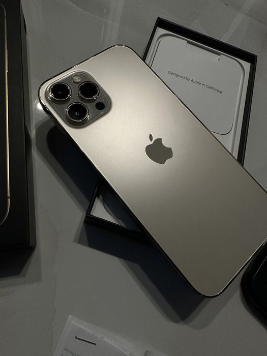 Iphone 12 pro max gold 128gb neverlock официал 12 про макс идеал