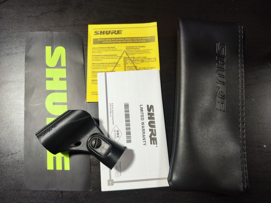 Shure PGA58-XLR – Microfone Vocal Profissional – Como Novo