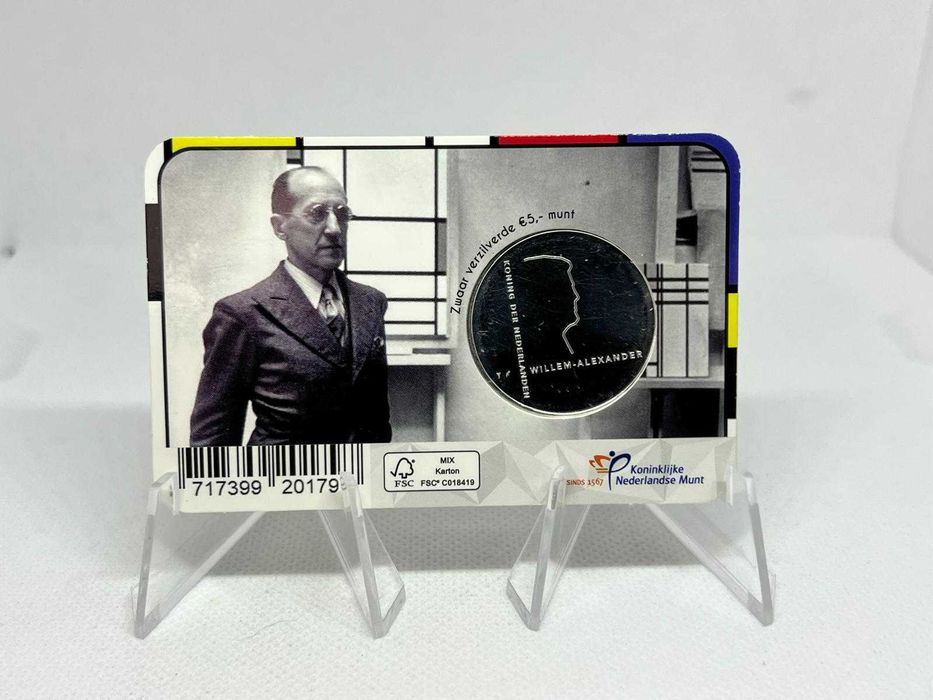 Holanda 2022 - Coin Card 5€ 150º Aniversário - Nascimento de Piet Mondriaan