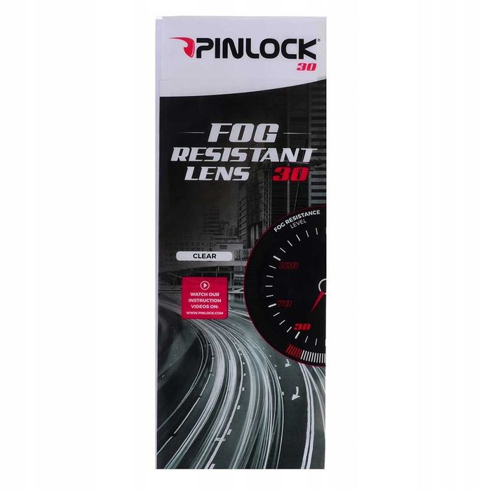 Pinlock 30 - DKS 166 - CLEAR przezroczysty - Wyprzedaż