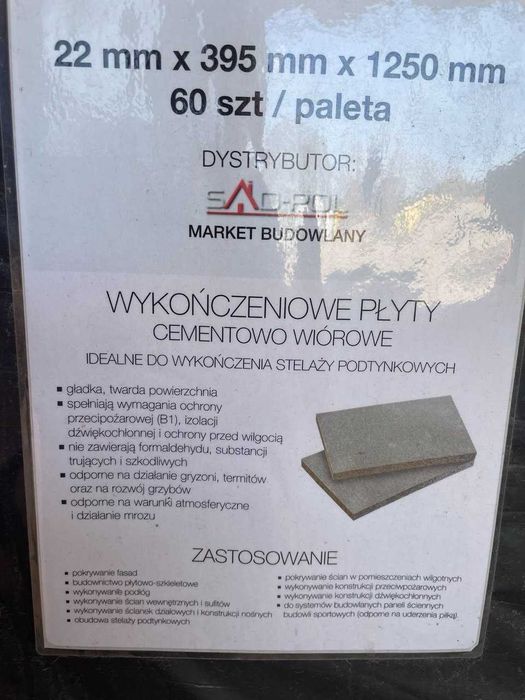 Płyta Cementowo-Wiórowa