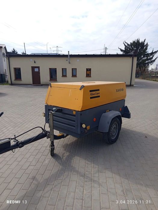 Atlas Copco XAHS 37  Sprężarka śrubowa XAHS 37,12 BAR 2024 ROK 125 mh! ZAREJESTROWANA