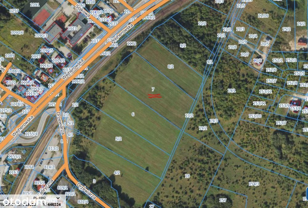 Działka 1,3 ha pod inwestycję Wejherowo/Gościcino