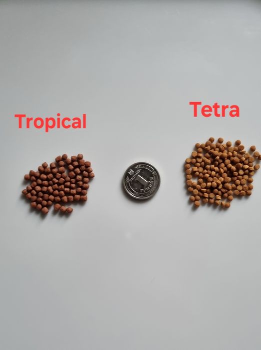 Tetra Cichlid Colour mini и Tropical Cichlid Carnivore Small Pellet
