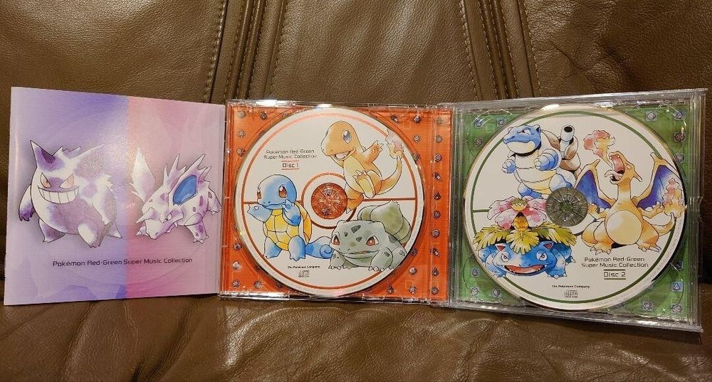 Novo e selado Pokemon Red Green Super Music Collection 4 CD