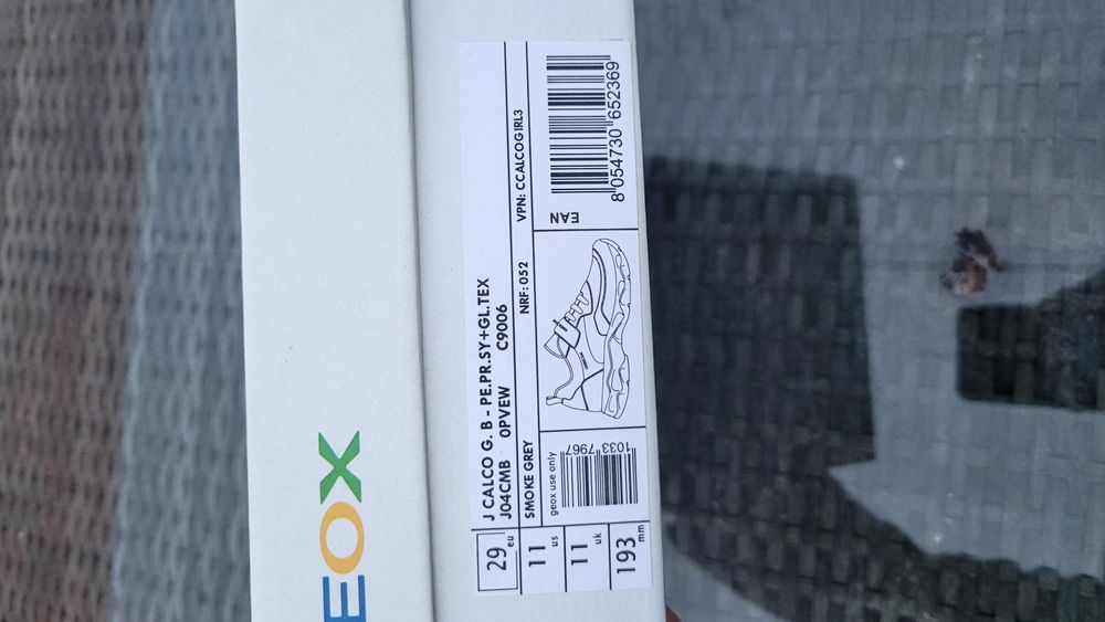 sapatilhas menina - geox - tamanho 29