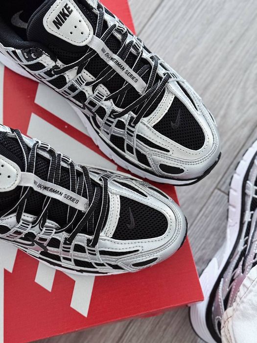 Кросівки Nike P-6000 Metallic/Black premium | Кроссовки Найк чоловічі жіночі