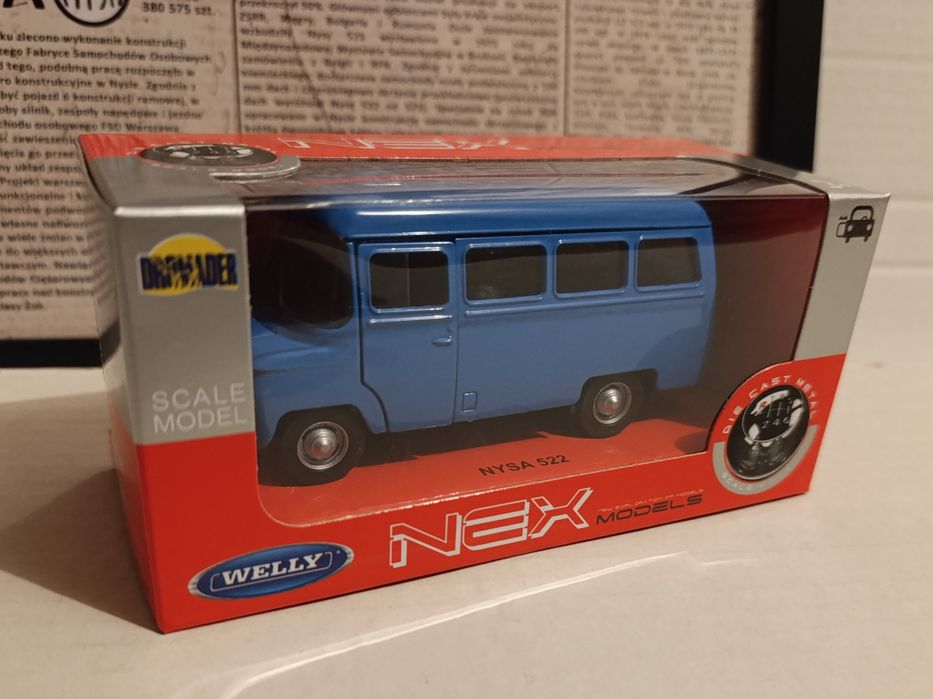 Sprzedam zestaw Nysa plakat w ramce plus modelu samochodu Nysa