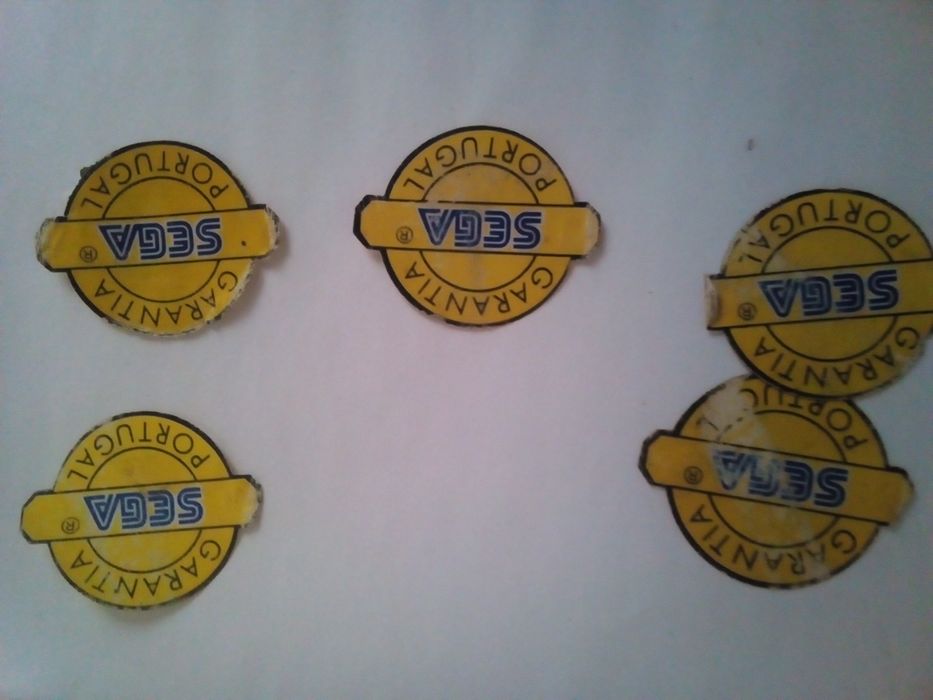 Sega selos de garantia