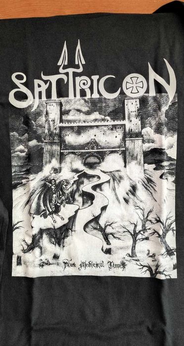 Satyricon Dark Medieval Times Longsleeve Gildan L Darkthrone Immortal