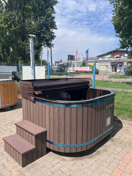 BALIA od Ręki Wkład Akryl AQUANEXTO 202cm x 202cm Bania Jacuzzi Piec Zewnętrzny