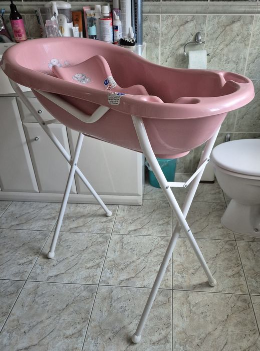 Komplet wanienka 84cm, fotelik maltex plus stelaż