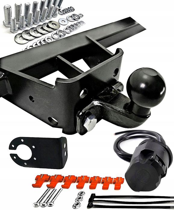 hak holowniczy + moduł 13pin ford transit custom 2012-2023r furgon van