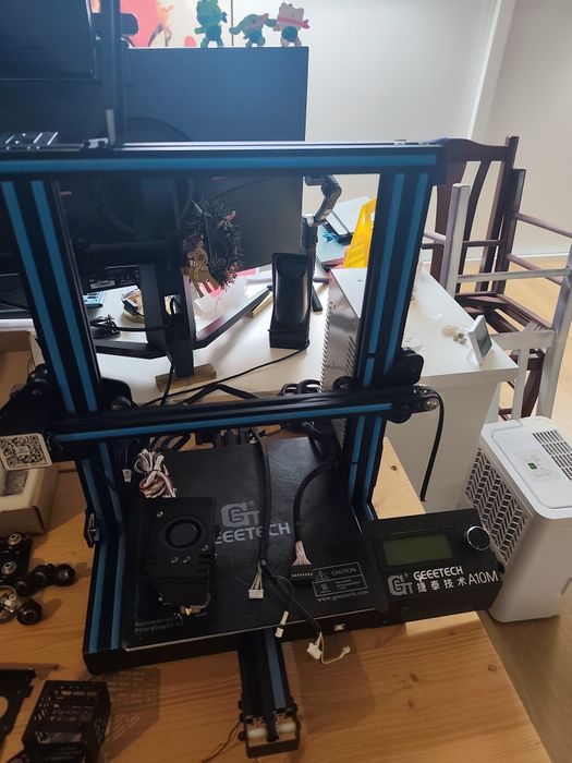 Geeetech A10M Dual Extruder + GRANDE LOTE DE PEÇAS EXTRA