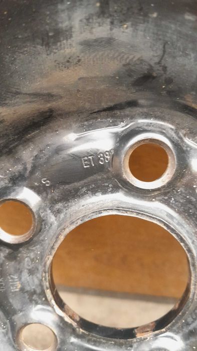 Koło zapasowe zapas 5x100 ET38 Golf Leon Octavia Audi A3 Toledo 15