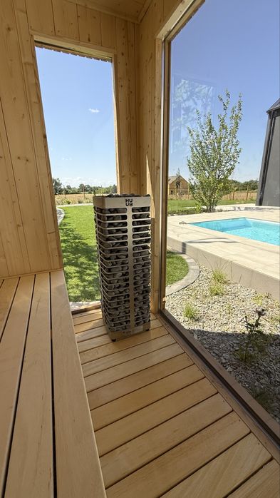 Sauna ogrodowa PREMIUM na wymiar z montażem