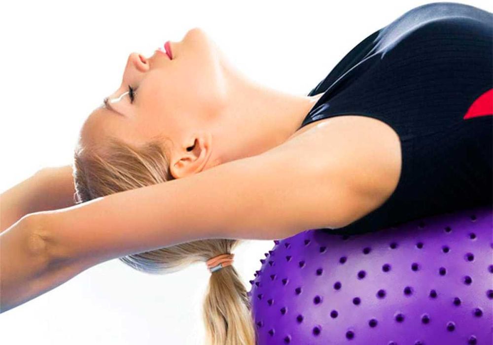 Фітбол 55/65/75/85 см, м’яч для фітнесу, пілатесу, фітнес мяч арахіс