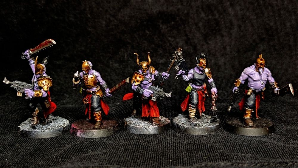 Warhammer 40K Chaos Space Marines Chaos Cultists