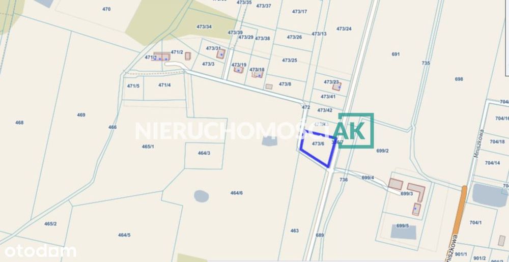 Glinno | Działka 1605 m² | Nowy Tomyśl - Więcej
