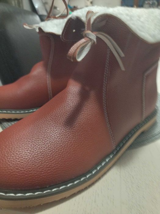 Botki skóra naturalna 39