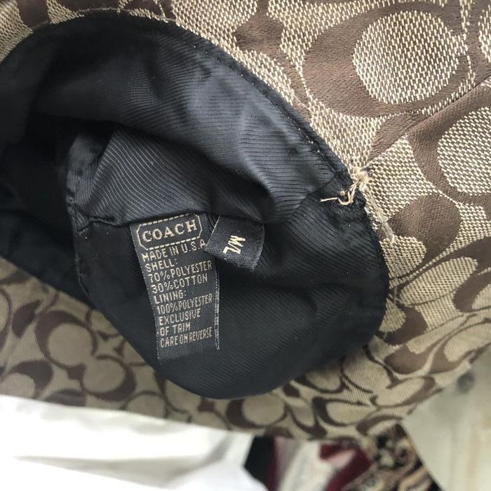 Шляпа панама coach винтаж
