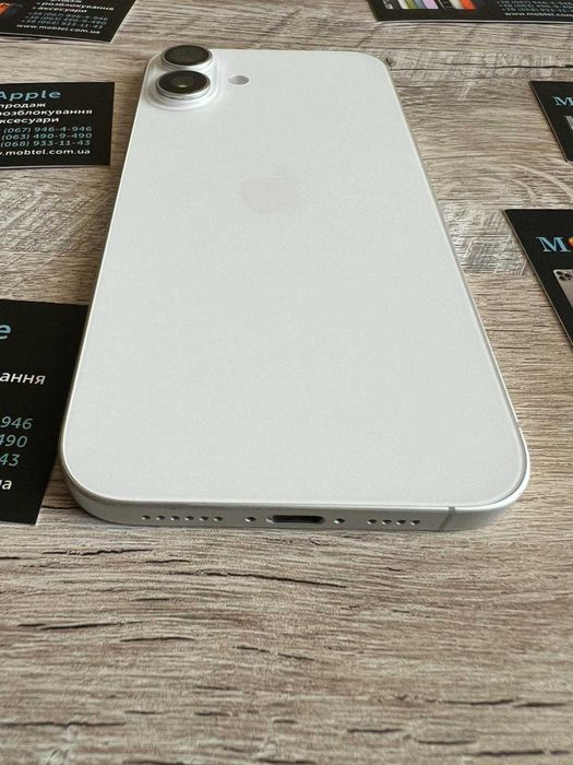 iphone 16 plus 128gb black айфон e sim акб 100%