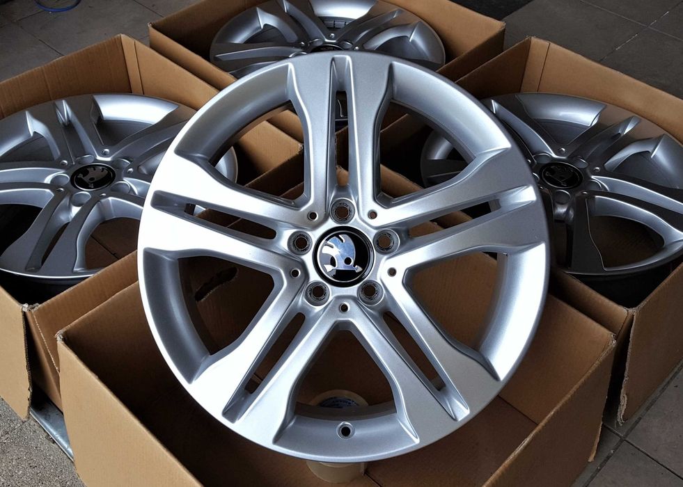 Alufelgi 18 5x112 Skoda Octavia Kodiaq Superb Yeti Karoq jak Nowe 328#