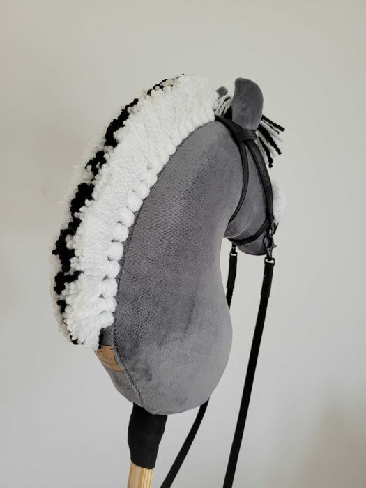 Konik Hobby Horse Fiord A4 ręcznie szyty z minky,zestaw z ogłowiem#145