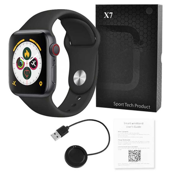 Смарт-Годинник Uwatch Х7 Smart Watch Bluetooth Тонометр