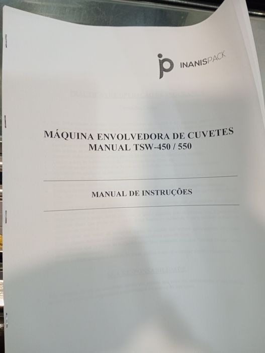 Máquina embaladora de covetes manual