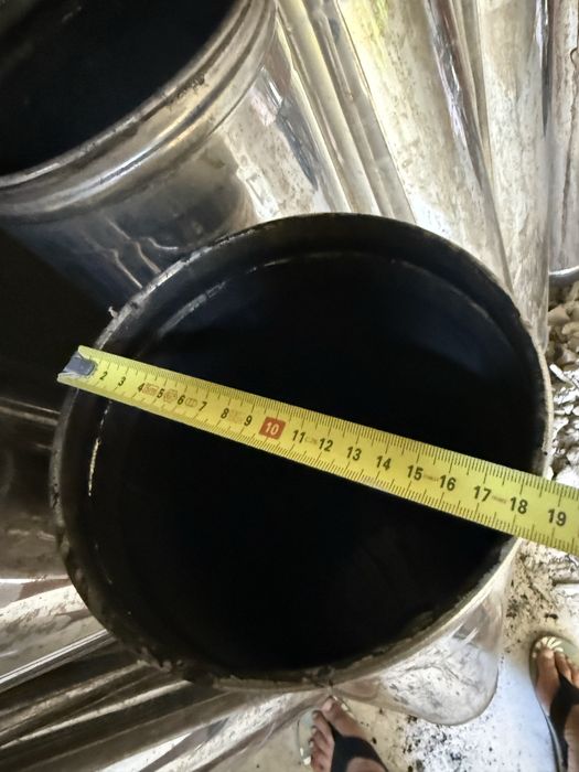 Vendo 17 tubos de inox de chaminé.