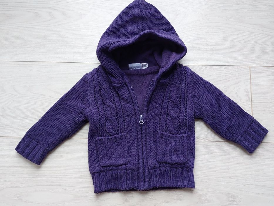 Bluza rozpinana ciepła zima 68 lidl sweter