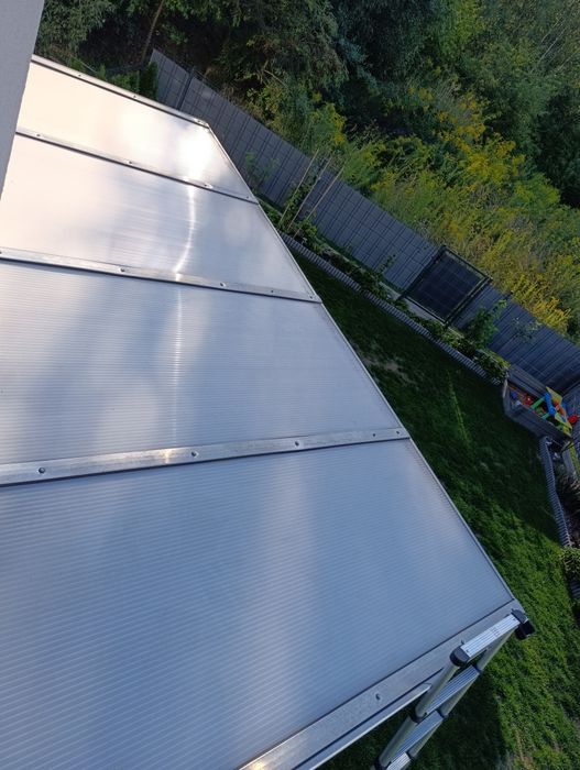 Poliwęglan komorowy mleczny 16mm 3mx3,9m (2x(3x1,95m))