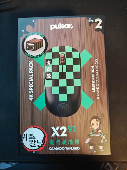 Pulsar [Demon Slayer - 4K Special Pack] X2V2 Tanjiro Gaming Mouse