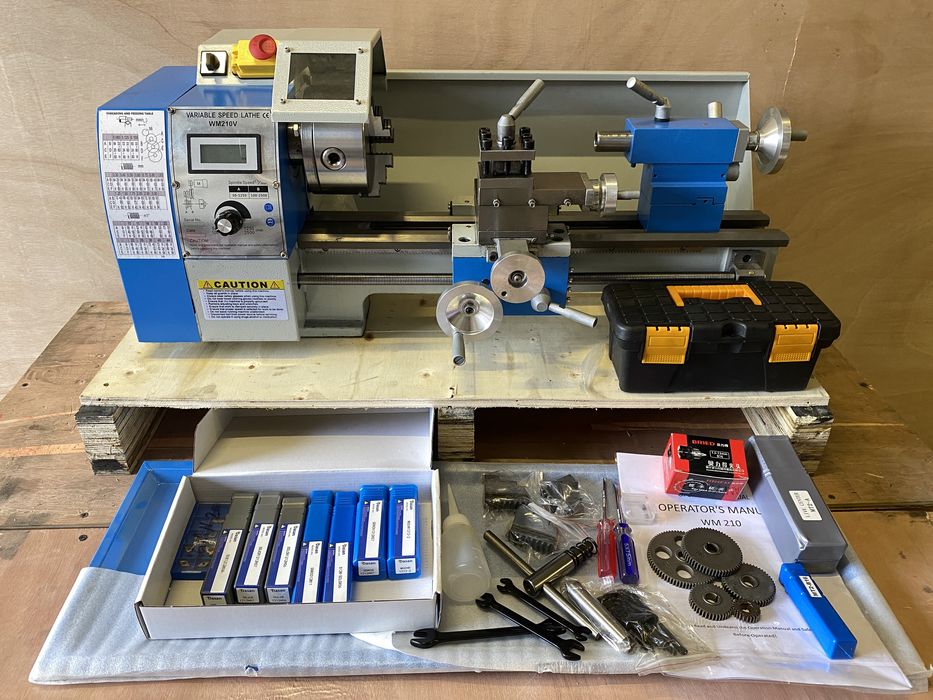 Токарно-винторезный станок WM210V 210x400 мм 1100W