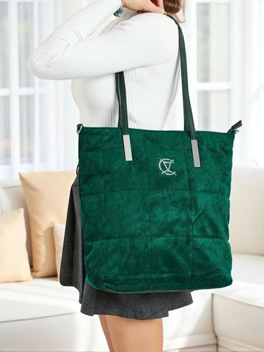 Torebka damska eko zamsz