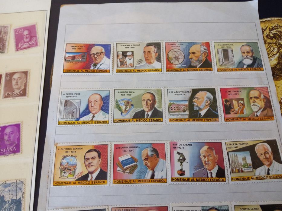 281125#Espanha lote 50 selos diversos