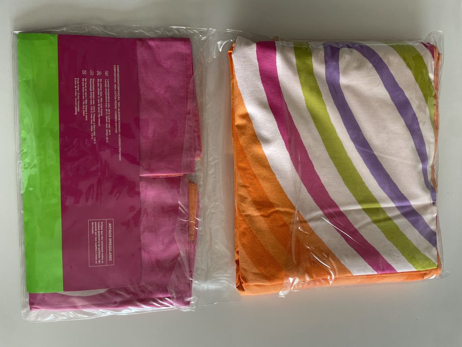 Capa de edredon e fronhas Agatha Ruiz de La Prada, para cama de casal