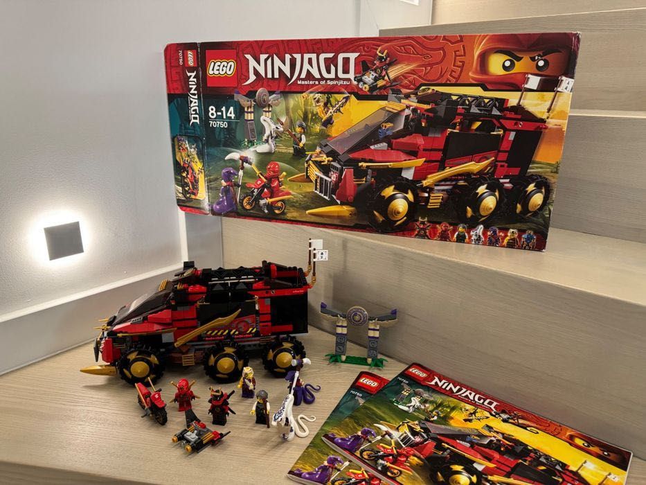 Aktualne. LEGO Ninjago 70750 Ninja DB X Komplet z pudełkiem Poznań