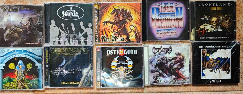 CDs AOR hard heavy speed thrash metal